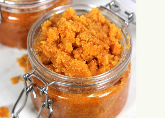 Turmeric and ginger organic body scrub