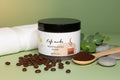 Café mocha whipped coffee scrub