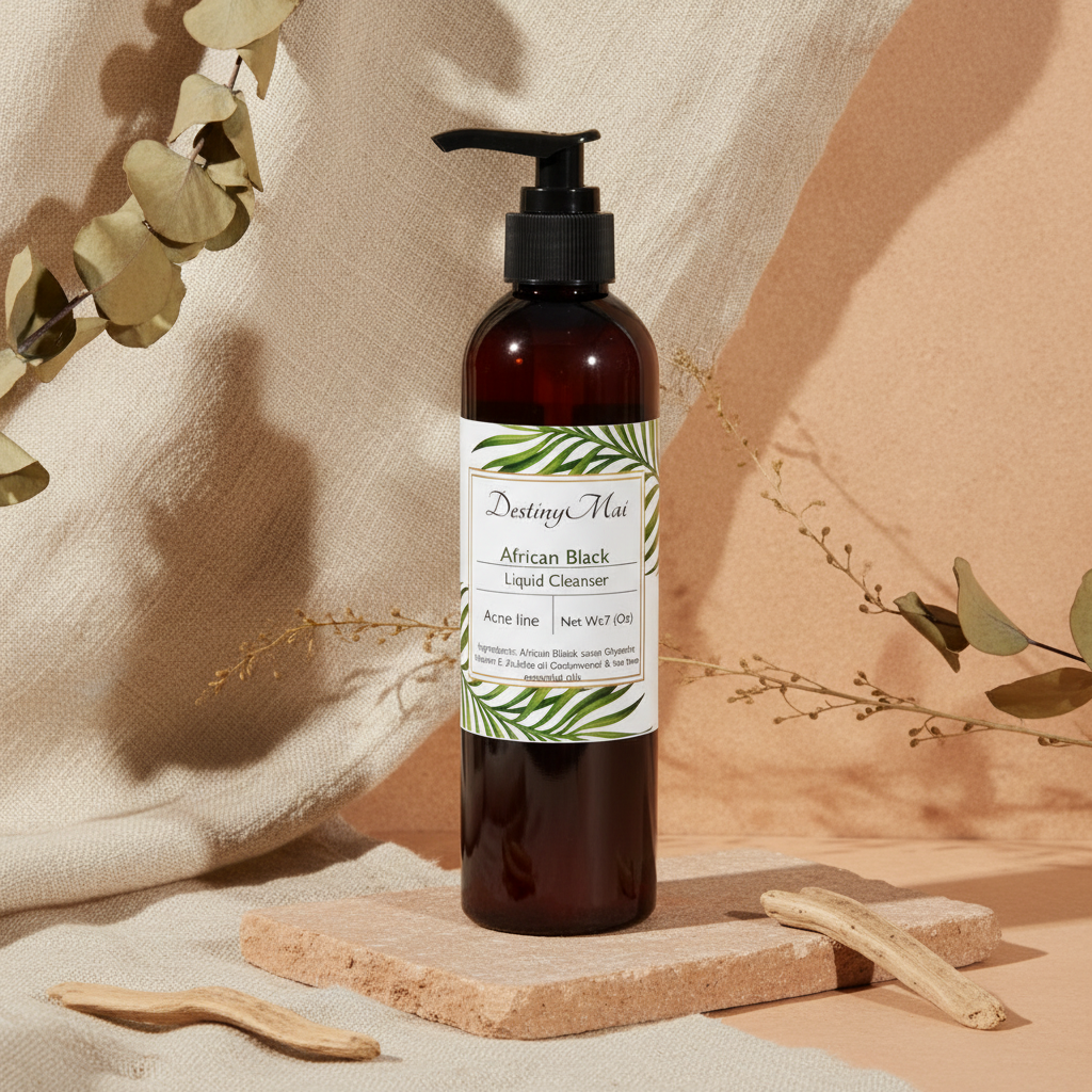 African black liquid cleanser