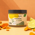 Turmeric and lime mask/scrub