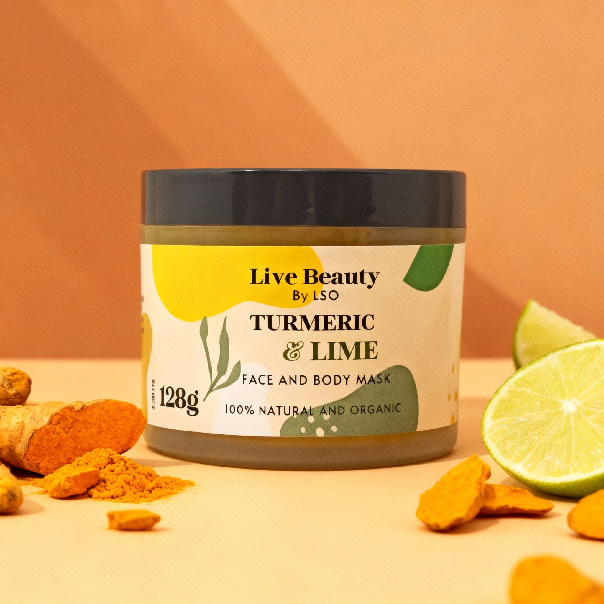 Turmeric and lime mask/scrub