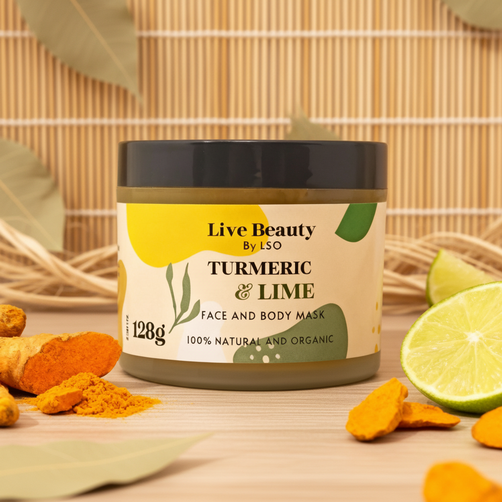Turmeric and lime mask/scrub